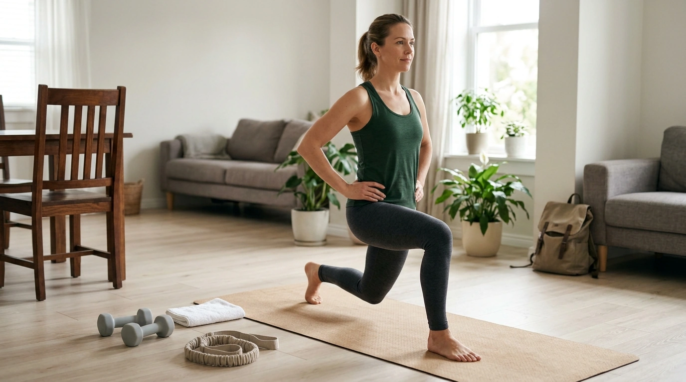 4-Week At-Home Workout Plan: Daily Workouts + Stretches