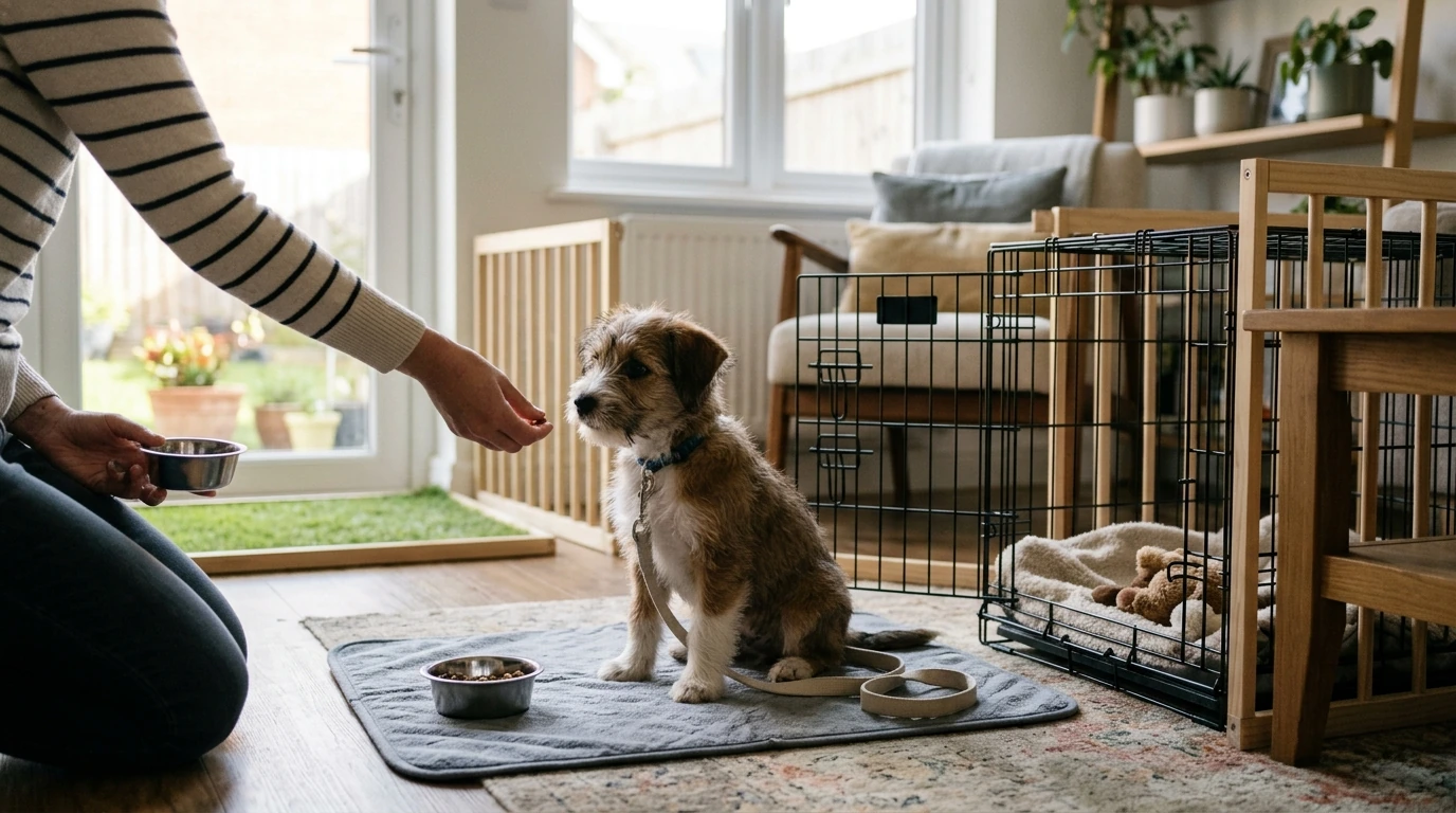 4-Week Puppy Training Routine: Potty, Crate, Commands