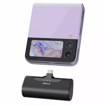 Ultra-Compact 4500mAh USB-C Power Bank for iPhone